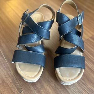 Garnet Hill Blue Sandals